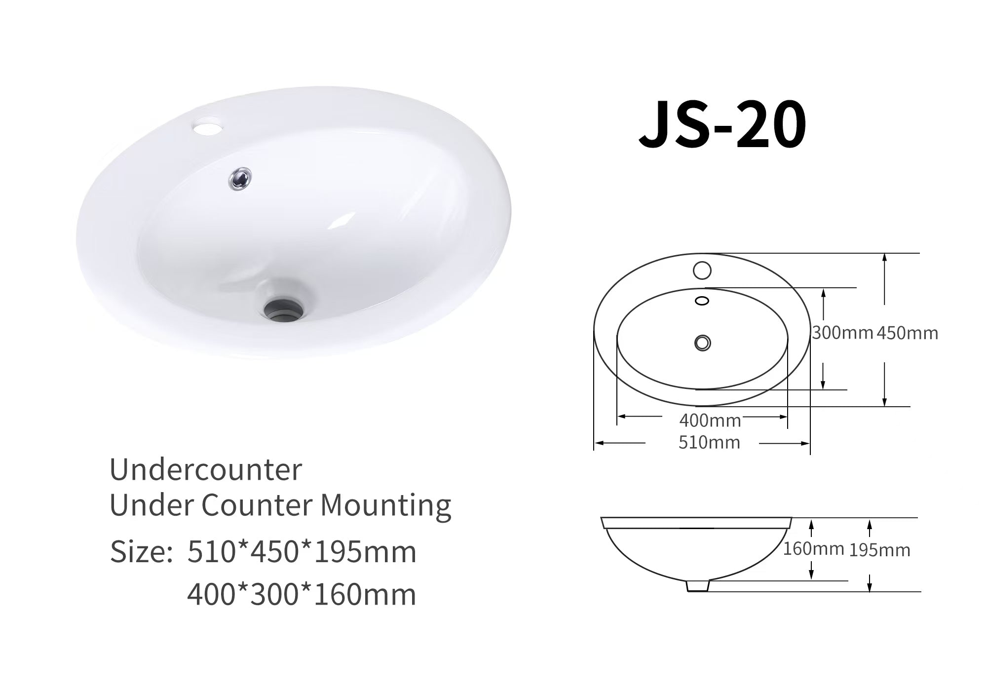SUMIYA - 臺面盆 - JS-20
