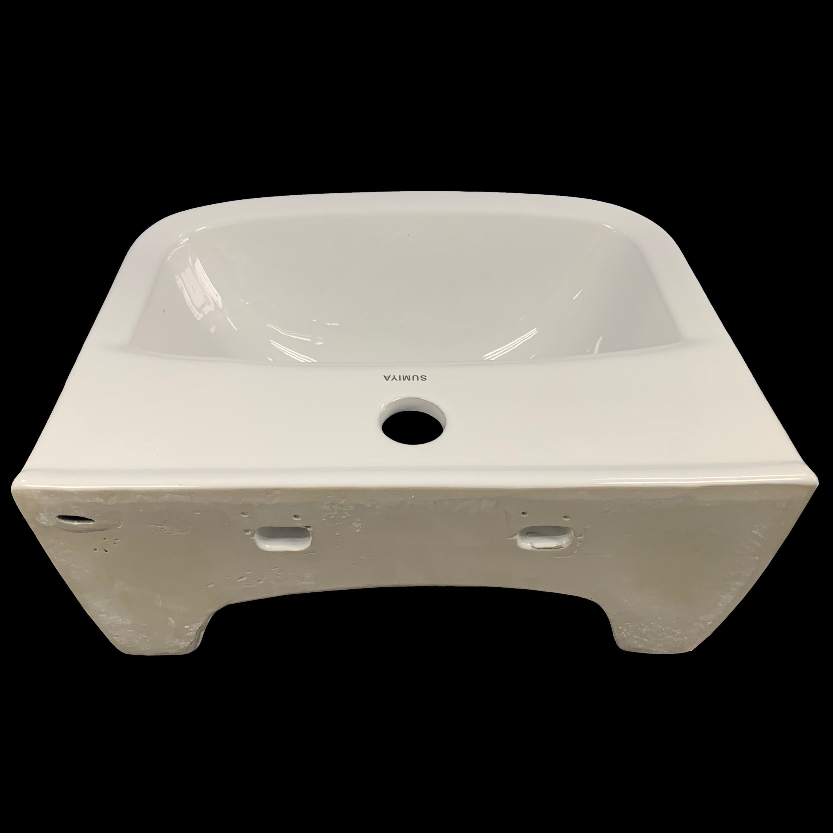 SUMIYA - 半圓掛牆面盆(小) - SMY-SR-S