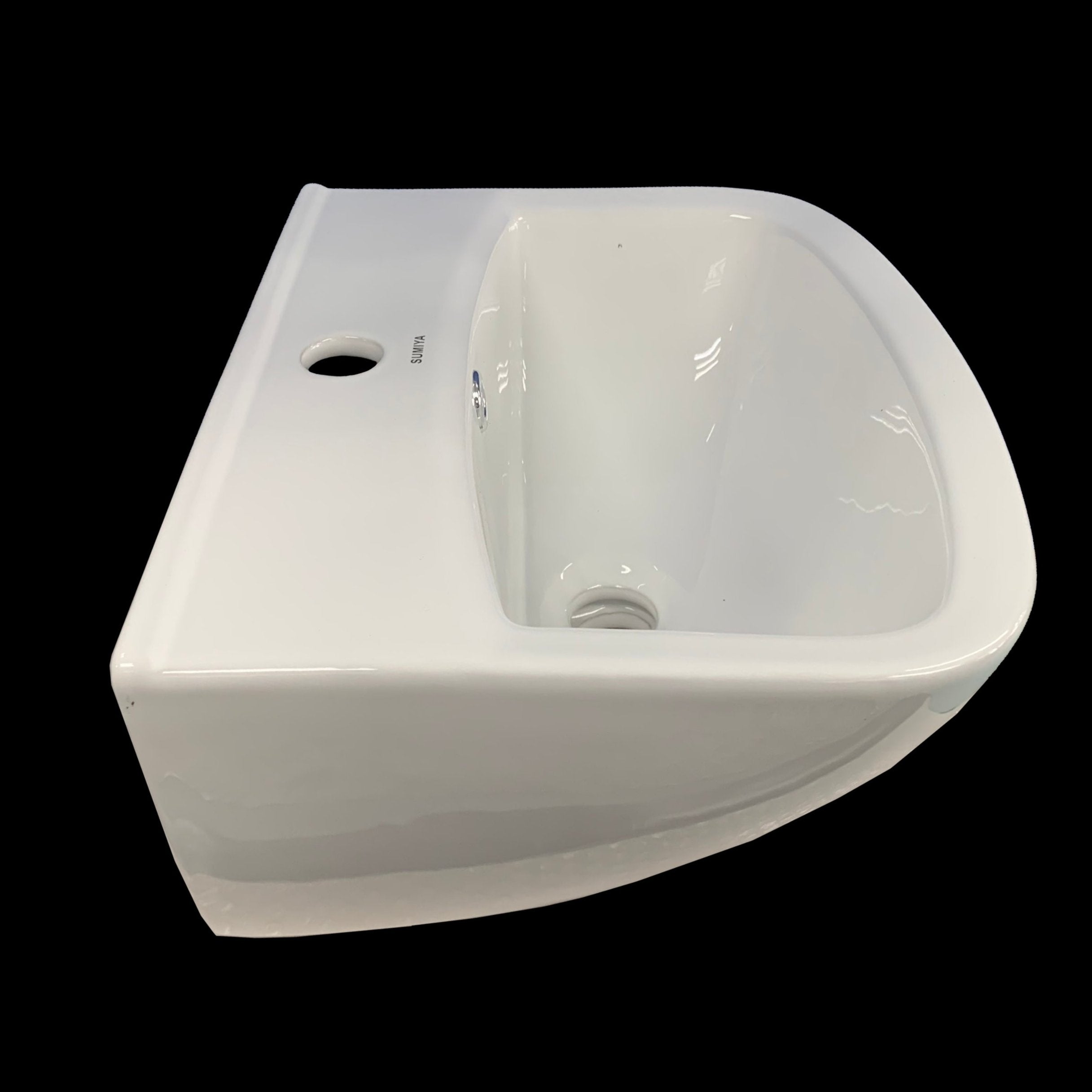 SUMIYA - 半圓掛牆面盆(小) - SMY-SR-S